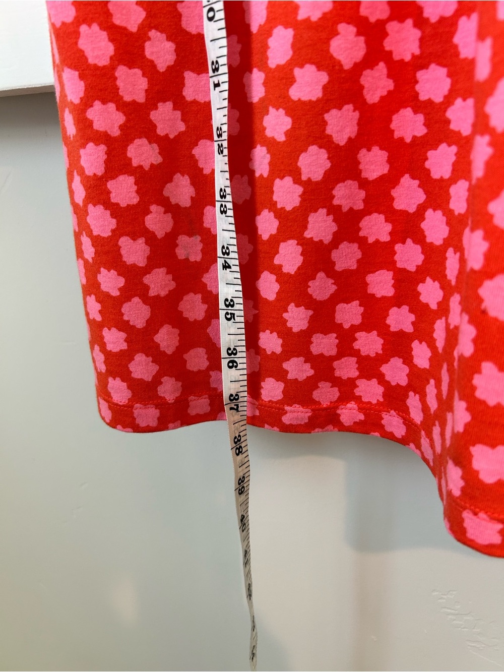Boden red and pink sleeveless pattered dress size 6 - Picture 6 of 7